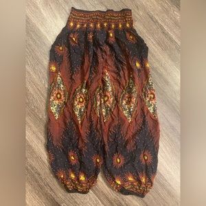 Genie pants from Costa Rica. Very flowy and comfy!!